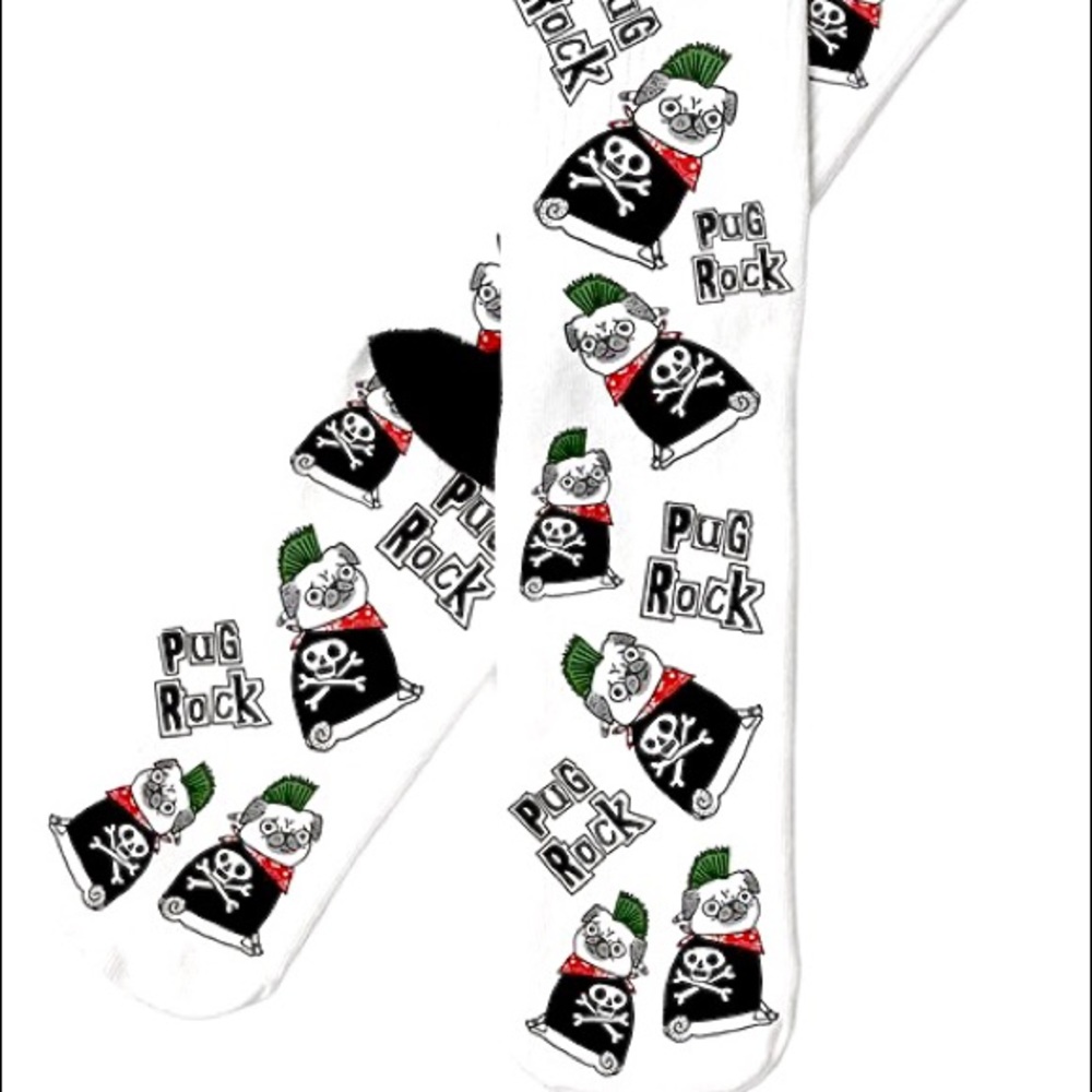 Pug Rocks - Knee-high Socks
